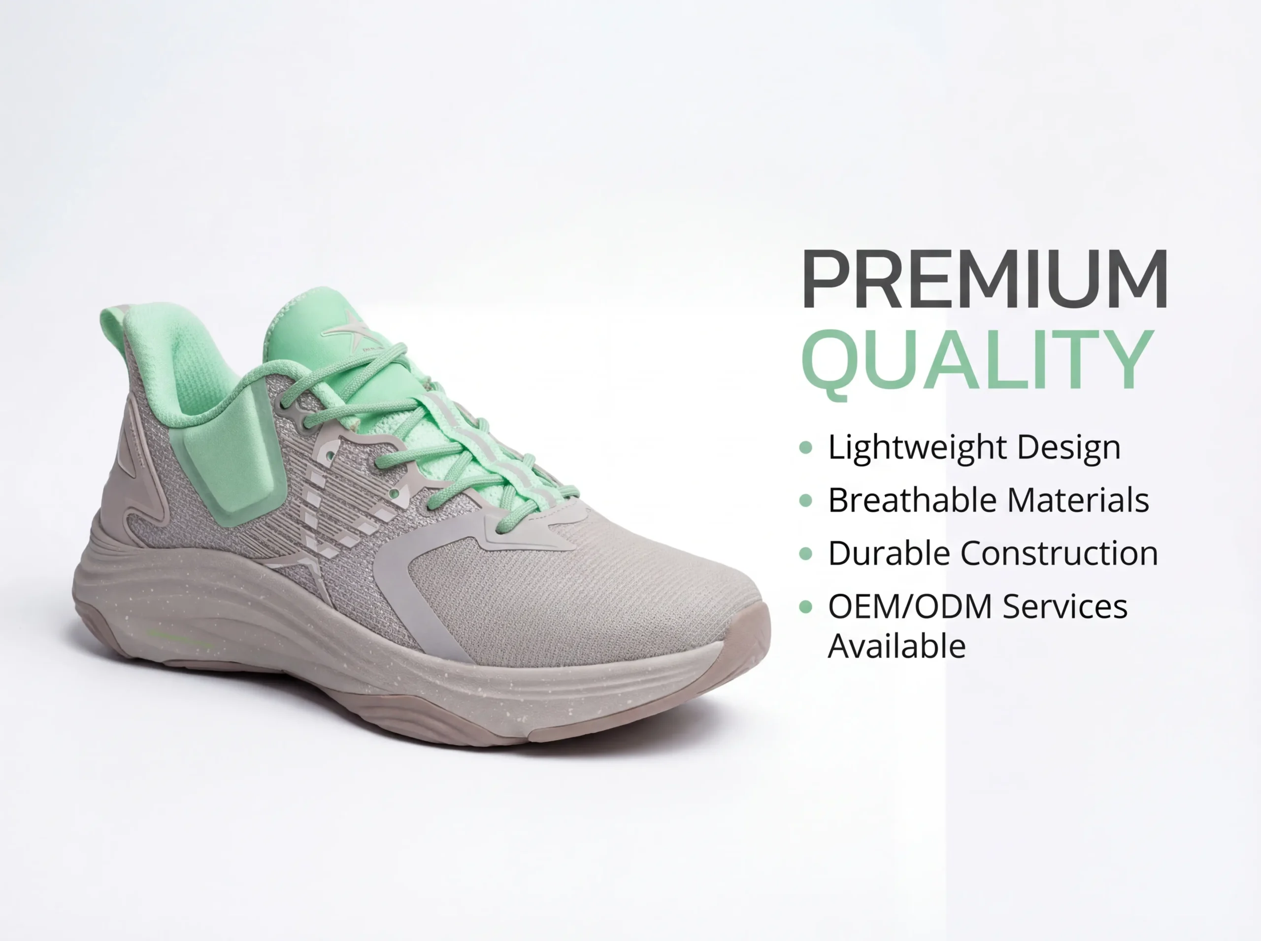 Warehouse worker stacking cartons of wholesale basketball shoes marked for export on a pallet.