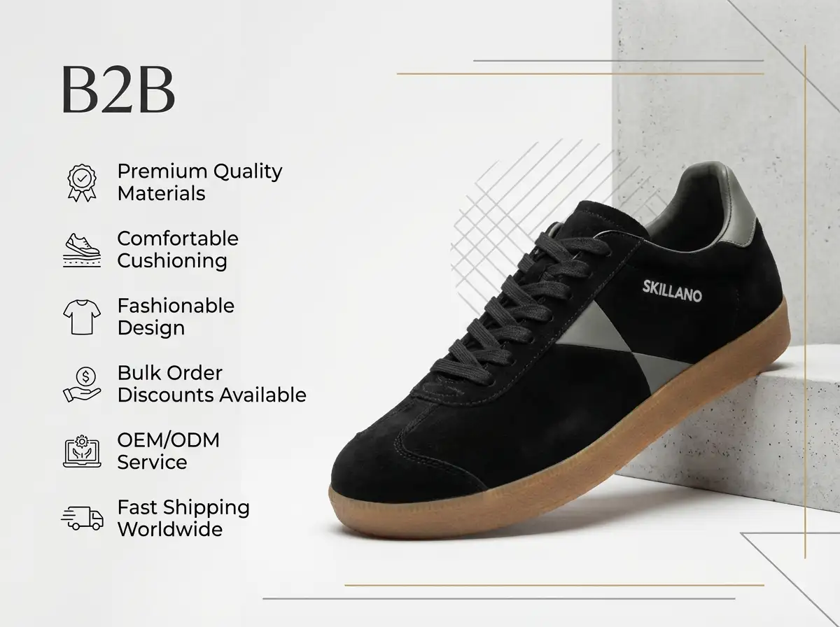 Boxes of finished white label sneakers stacked neatly in a fulfillment center ready for distribution.