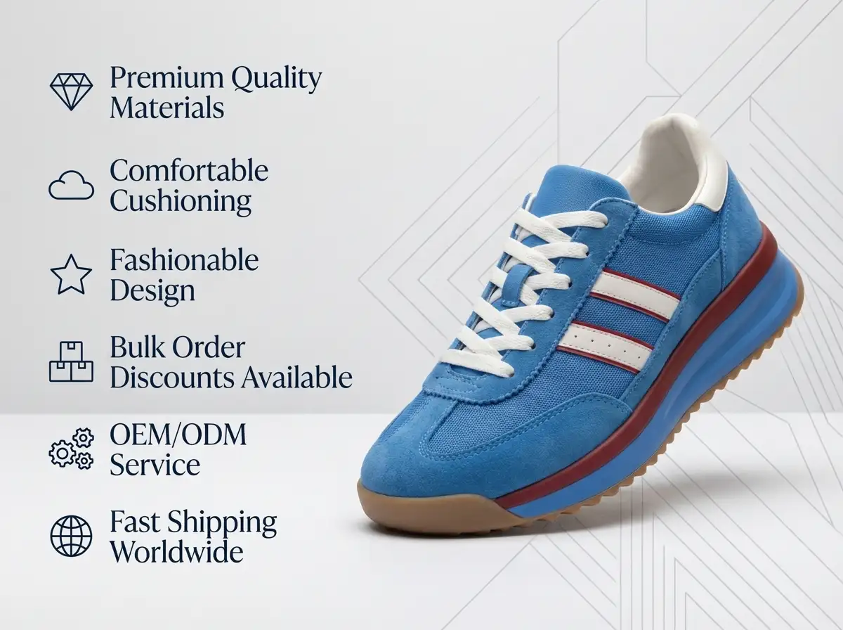 Person walking on a city sidewalk wearing minimalist casual sneakers with textured soles.