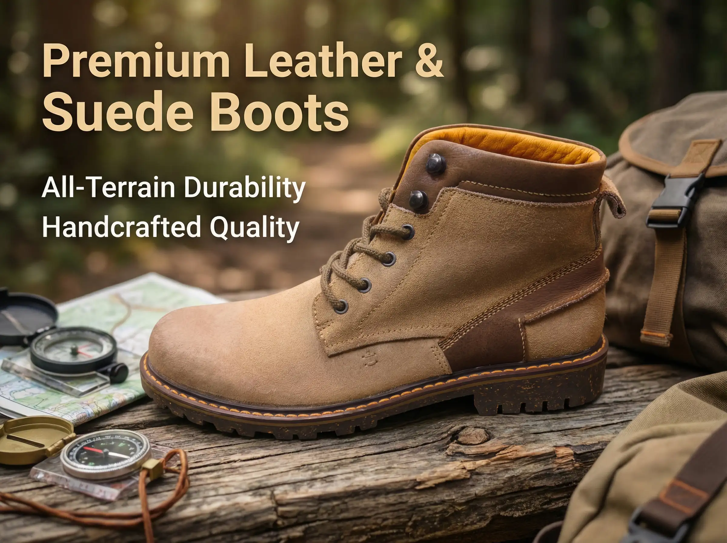 Production team inspecting finished steel toe safety boots before packaging on a clean assembly line.